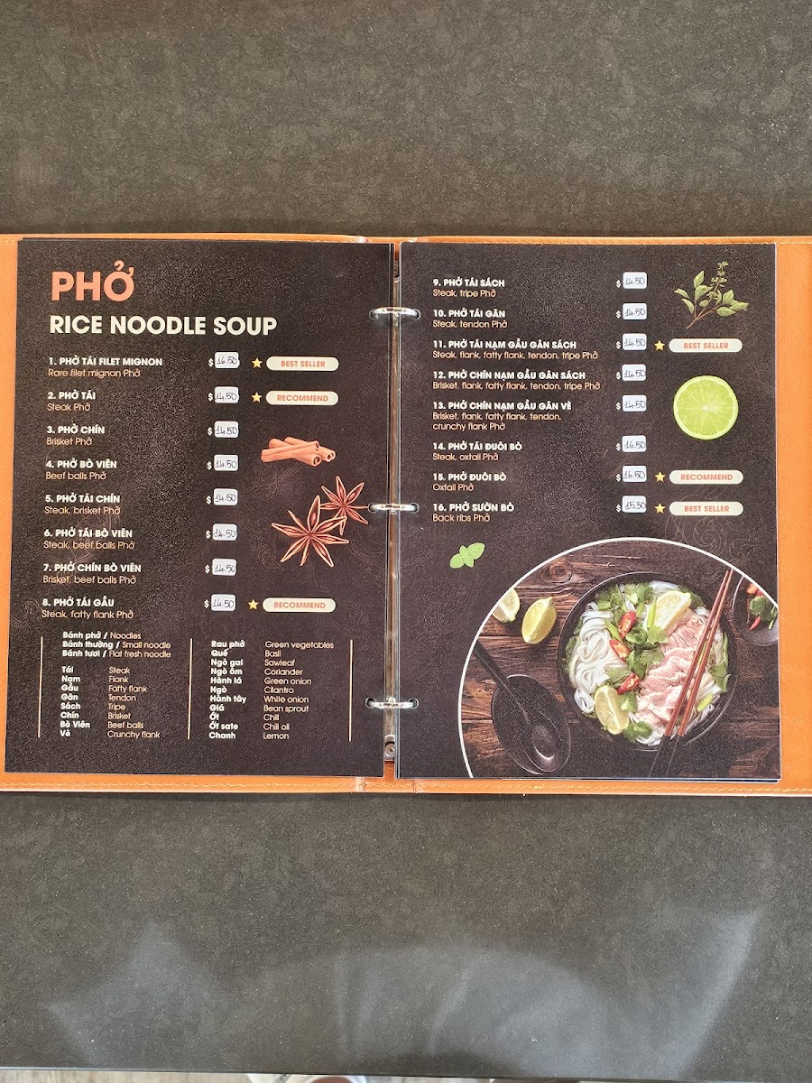 PHO LOVERS 1 Menu - Image 2
